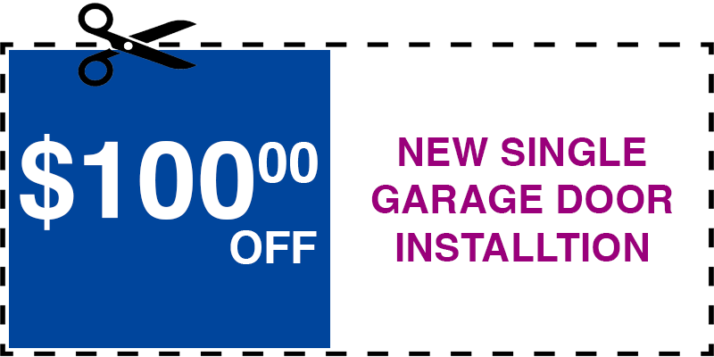 100 off garage door repair College Point