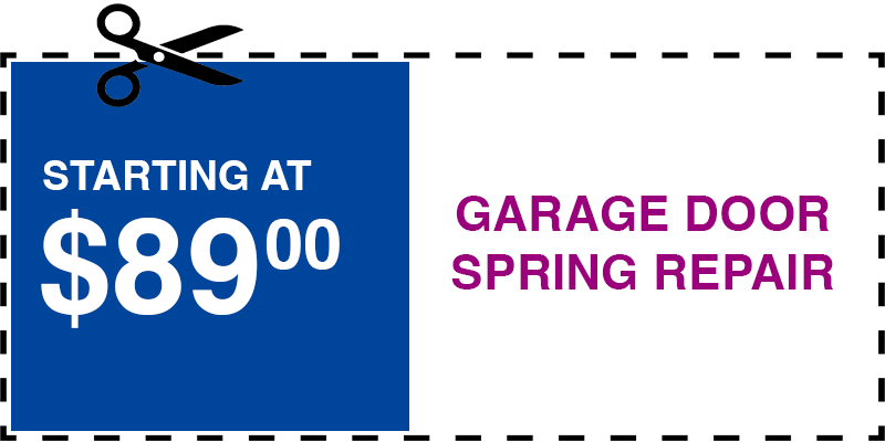 89 garage door SPRING repair College Point