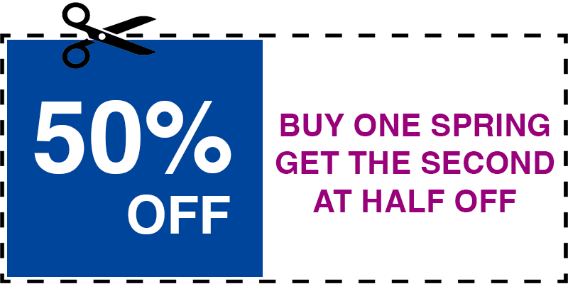 HALF OFF GARAGE SPRING College Point